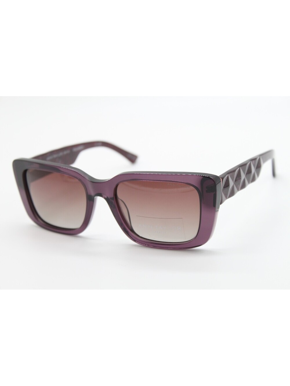 NEW ANN TAYLOR PETITE ATP935 C03 PURPLE BURGUNDY AUTHENTIC SUNGLASSES 52-18